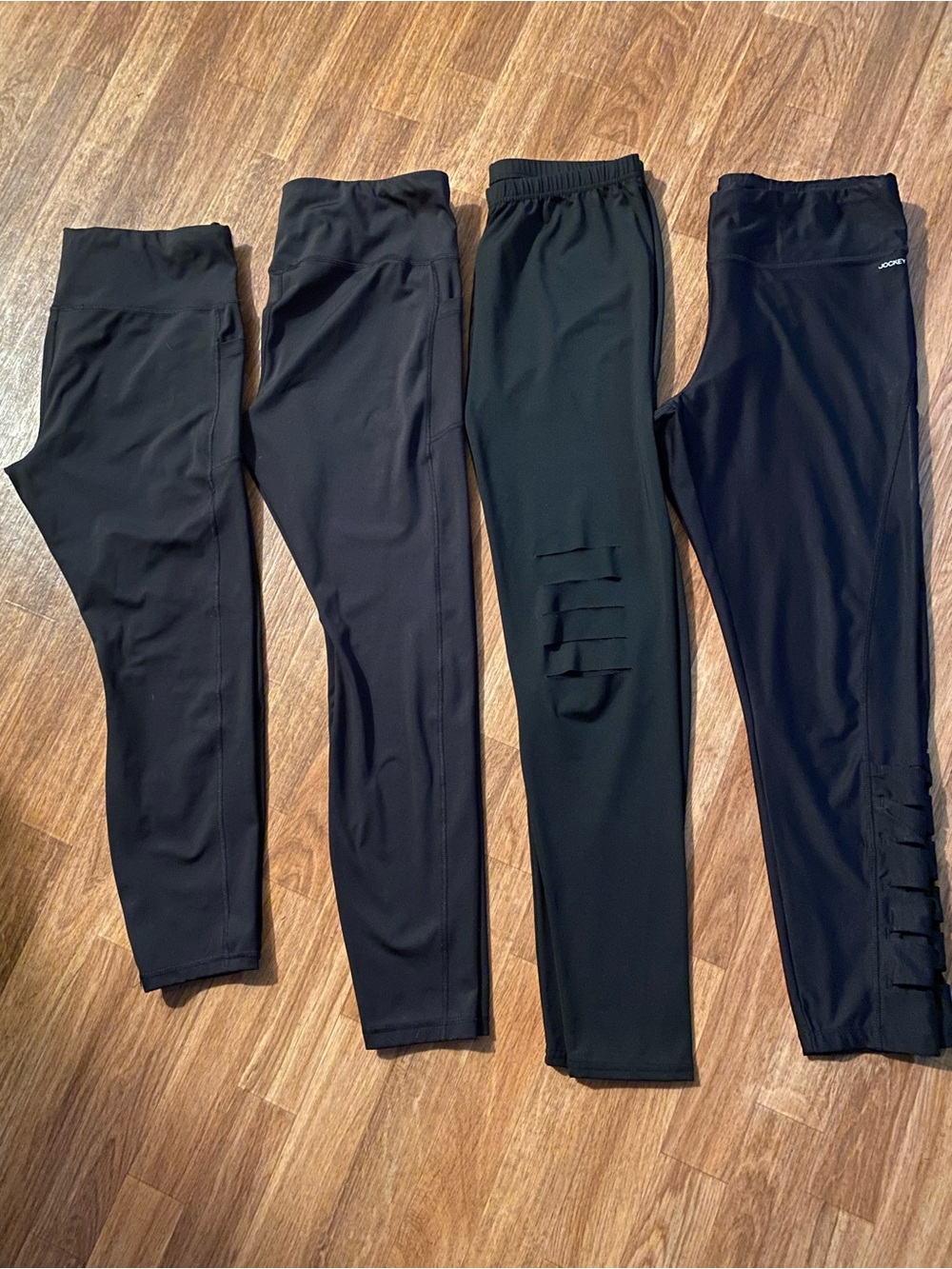 Black Women’s Active Leggings Bundle - 4 Pairs